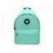 MOCHILA MARCA ANTARTIK CON ASA Y BOLSILLOS CON CREMALLERA COLOR VERDE MENTA 310X160X410 MM