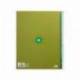 Cuaderno espiral liderpapel a4 micro antartik tapa forrada 80h 90 gr cuadro 5mm 1 banda 4 taladros color verde