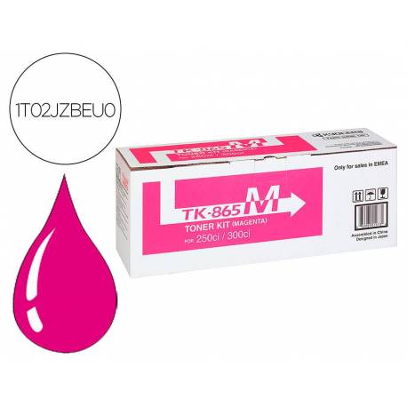 TONER KYOCERA -MITA COPIADORA TASKALFA 250CI/300CI COLOR MAGENTA TK865M 12.000 PAGINAS