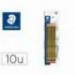 LAPICES DE GRAFITO STAEDTLER N2 HB BLISTER DE 10 UNIDADES