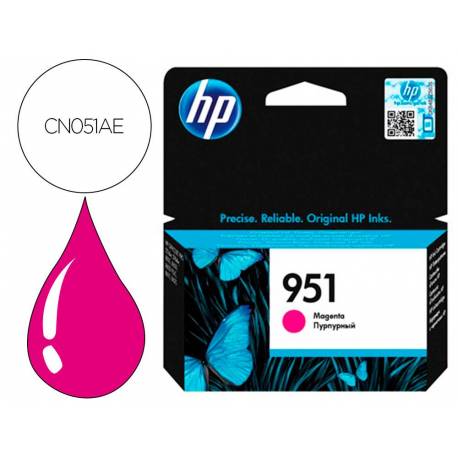 TONER INK-JET HP INYECCION COLOR MAGENTA N 951/APROX. 700 P GINAS/A7F64A/1000 PAGINAS