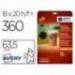 ETIQUETA ADHESIVA AVERY COLOR KRAFT EFECTO CARTON OVALADA REMOVIBLE PARA IMPRESORA LASER INYECCION TINTA