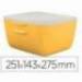 FICHERO CAJONES DE SOBREMESA LEITZ COSY 2 CAJONES COLOR AMARILLO