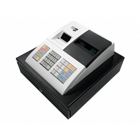 REGISTRADORA ECR SAMPOS ER-057 S COLOR BLANCA 14 DEPARTAMENTOS DISPLAY VFD ANTIREFLEJOS CONFORME