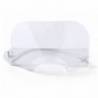 PANTALLA PROTECTORA BUCONASAL CON PROTECTOR PARA BARBILLA MATERIAL PET 17X8,5 CM