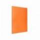 CARPETA LIDERPAPEL ESCAPARATE 60 FUNDAS POLIPROPILENO DIN A4 COLOR NARANJA FLUOR OPACO