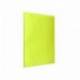 CARPETA LIDERPAPEL ESCAPARATE 60 FUNDAS POLIPROPILENO DIN A4 COLOR AMARILLO FLUOR OPACO