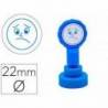 SELLO ARTLINE EMOTICONO DISGUSTO AZUL 22 MM DIAMETRO