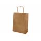 BOLSA PAPEL Q-CONNECT CELULOSA NATURAL LISO L CON ASA RETORCIDA 320X400X14 MM