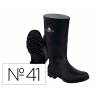 BOTAS DELTAPLUS DE SEGURIDAD STONE PVC COLOR NEGRO SUELA DE TACOS TALLA 41