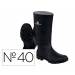 BOTAS DELTAPLUS DE SEGURIDAD STONE PVC COLOR NEGRO SUELA DE TACOS TALLA 40