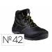 BOTAS DELTAPLUS DE SEGURIDAD PIEL CRUPON PIGMENTADA SUELA PU BI-DENSIDAD NEGRO TALLA 42