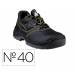 ZAPATOS DE SEGURIDAD DELTAPLUS PIEL CRUPON PIGMENTADA SUELA PU BI DENSIDAD NEGRO TALLA 40