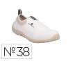 ZAPATOS DE SEGURIDAD DELTAPLUS MICROFIBRA PU SUELA PU MONO-DENSIDAD BLANCO TALLA 38