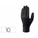 GUANTES DE NITRILO MARCA DELTAPLUS NO EMPOLVADO DESECHABLE TALLA 10 COLOR NEGRO CAJA DE 100 UNIDADES