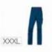 PANTALON DE TRABAJO DELTAPLUS CINTURA ELASTICA 5 BOLSILLOS AZUL MARINO / NARANJA TALLA XXXL