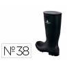 BOTAS DELTAPLUS DE SEGURIDAD STONE PVC COLOR NEGRO SUELA DE TACOS TALLA 38