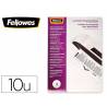 HOJA DE LIMPIEZA MARCA FELLOWES PARA PLASTIFICADORAS PACK DE 10 UNIDADES