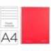 CUADERNO ESPIRAL NAVIGATOR A4 TAPA DURA 80H 80GR HORIZONTAL CON MARGEN COLOR ROJO