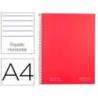 CUADERNO ESPIRAL NAVIGATOR A4 MICRO TAPA FORRADA 80H 80GR CUADRO 5MM 1 BANDA ROJO