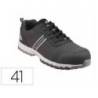 ZAPATO DE SEGURIDAD MARCA DELTAPLUS BOSTON DEPORTIVO POLIESTER CON REFUERZO TPU SUELA SELLADA NEGRO TALLA 41