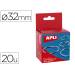 ANILLA BISAGRA MARCA APLI NIQUELADA DIAMETRO 32 MM CAJA DE 20 UNIDADES