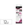 BARRA TERMOFUSIBLE MARCA PLICO COLA EXTRAFUERTE MAX XL 11,5 MM DE DIAMETRO X 200 MM DE ALTO BLISTER DE 12 UNIDADES