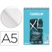 BLOC DE DIBUJO ACUARELA CANSON XL DIN A5 20 HOJAS 300 GR AQUARELLE GRANO FINO MICROPERFORADO ESPIRAL