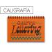 CUADERNO MARCA RUBIO LETTERING CALIGRAFIA PRACTICA CURIOOS PASO A PASO ENCUADERNACION ESPIRAL TAPA DURA 212 PAGINAS