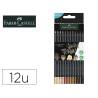 LAPICES DE COLORES MARCA FABER CASTELL BLACK EDICION TONOS DE PIEL CAJA DE 12 UNIDADES COLORES SURTIDOS