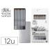 LAPICES DE GRAFITO MARCA WINSOR&NEWTON STUDIO COLECCION CAJA METALICA CON 12 UNIDADES GRADUACIONES