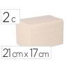SERVILLETA MARCA BUNZL GREENSOURCE CELULOSA BLANCA PLEGADO ZIG-ZAG 2 CAPAS 21X17 CM CAJA DE 9000 UNIDADES