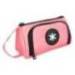 BOLSO ESCOLAR PORTATODO ANTARTIK CON BOLSILLO DELANTERO DESPLEGABLE CORAL 110X85X200 MM