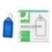 LLAVERO PORTAETIQUETAS Q-CONNECT PREMIUM AZUL CAJA DE 40 UNIDADES