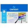 Bloc de dibujo espiral Acuarela Canson Din A3 10 hojas 370 gr