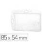 IDENTIFICADOR MARCA DURABLE RIGIDO CON PINZA 1 TARJETA PTE DE 10IDENTIFICACION/PASE SEGURIDAD COLOR TRANSPARENTE 85X54 MM