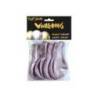 GLOBO 100% LATEX BIODEGRADABLE COLOR ROSA MEDIANOCHE BLISTER DE 6 UNIDADES