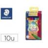 ROTULADOR MARCA STAEDTLER TRIPLUS HAPPY ESTUCHE DE 10 UNIDADES COLORES SURTIDOS