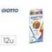 Lapices de colores intensos Giotto hexagonales con 12 unidades