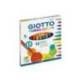 Rotulador Giotto Turbo punta media lavable caja de 12 rotuladores
