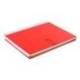 Bloc Liderpapel Din A4 micro crafty cuadrícula 5mm 5 bandas 4 taladros tapa forrada 90 gr 120 hojas rojo