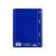 Cuaderno espiral Liderpapel Din A5 micro serie azul tapa blanda 80h 75 gr cuadro5mm 6 taladros color azul
