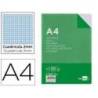 Recambio Liderpapel DIN A4 4 taladros 60 gr cuadrícula 2mm