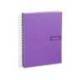 Bloc Liderpapel Din A4 crafy cuadrícula 4mm tapa forrada 90 gr color morado