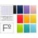 Cuaderno espiral Liderpapel Tamaño folio Tapa dura 80 hojas Cuadricula 3 mm 75 g/m2 Con margen en Colores surtidos