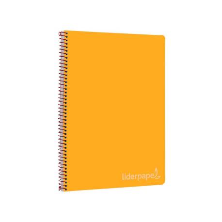 Cuaderno espiral Liderpapel 80 hojas DIN A4 Tapa blanda (08189)