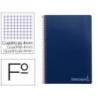 Cuaderno espiral Liderpapel Witty Tamaño folio 80 hojas tapa dura Cuadrícula 4mm 75g/m2 Con margen color Azul Marino