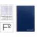 Cuaderno espiral Liderpapel Witty Tamaño folio 80 hojas tapa dura Cuadrícula 4mm 75g/m2 Con margen color Azul Marino