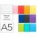 Bloc Liderpapel DIN A5 crafty pauta estrecha 2,5mm 80 hojas con margen tapa forrada 90 gr “no se puede elegir”