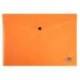Carpeta dossier broche Liderpapel DIN A4 polipropileno 180 micras 50 hojas naranja
